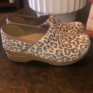 Leopard Print Dansko Size 37